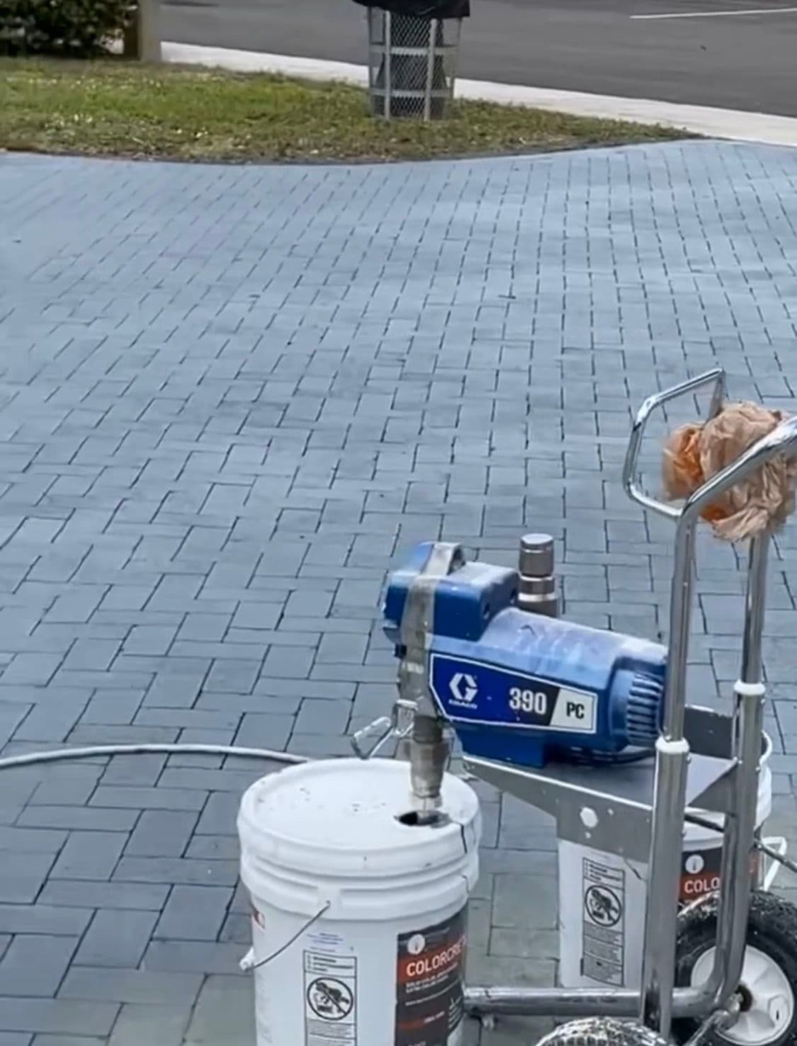 Gallery photos for Paver Sealing Project at Vista BMW Coconut Creek: Image #2