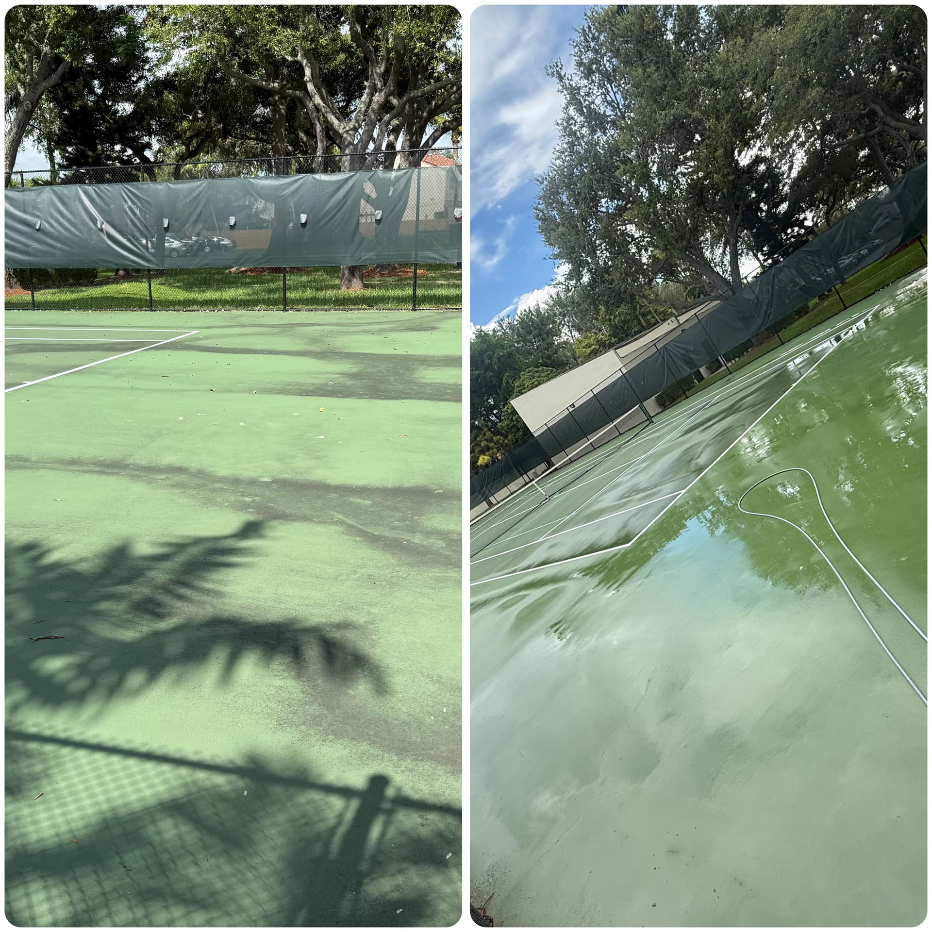Tennis Court Pressure Washing Done the Right Way image