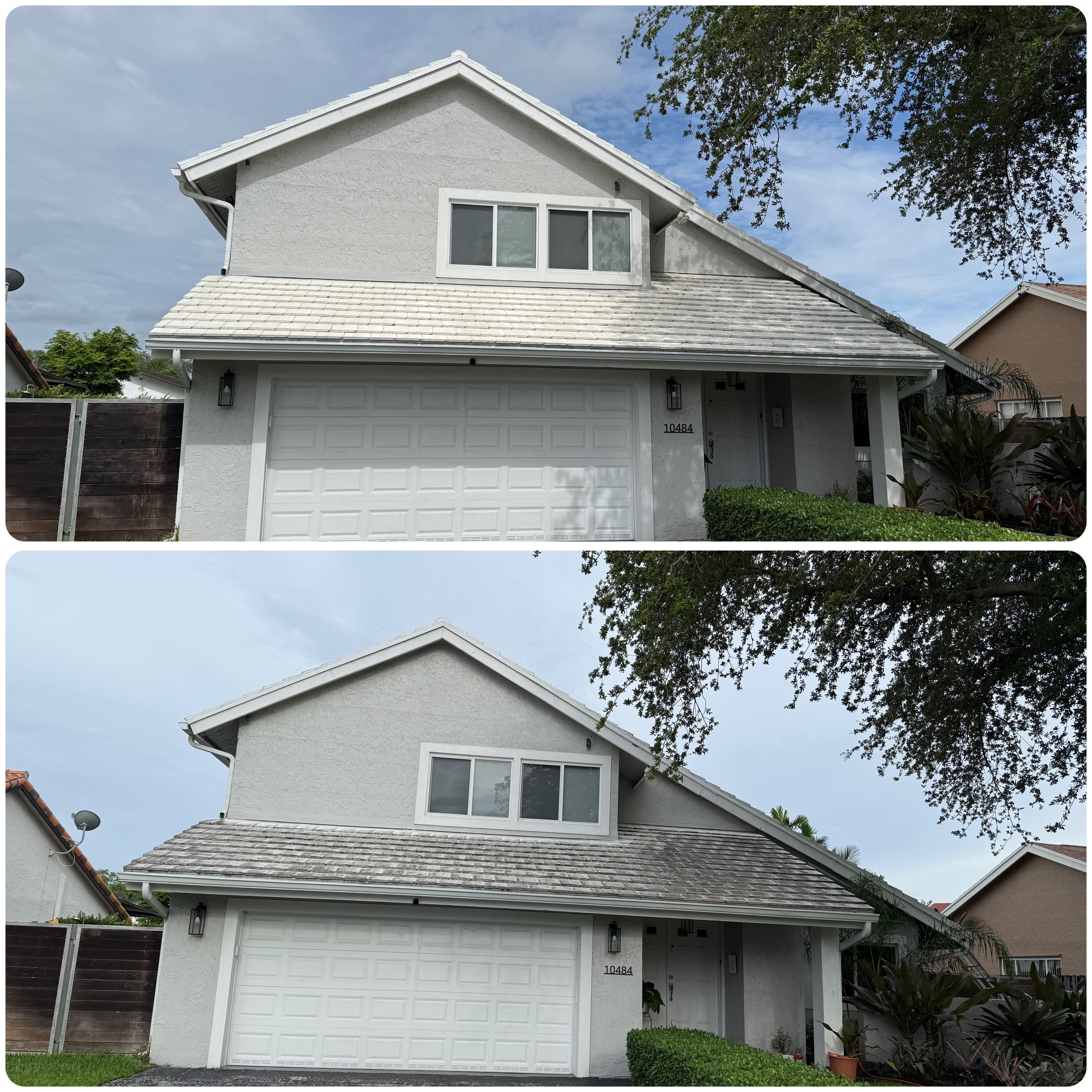 Project Roof Soft Washing on Two Kendall Homes image