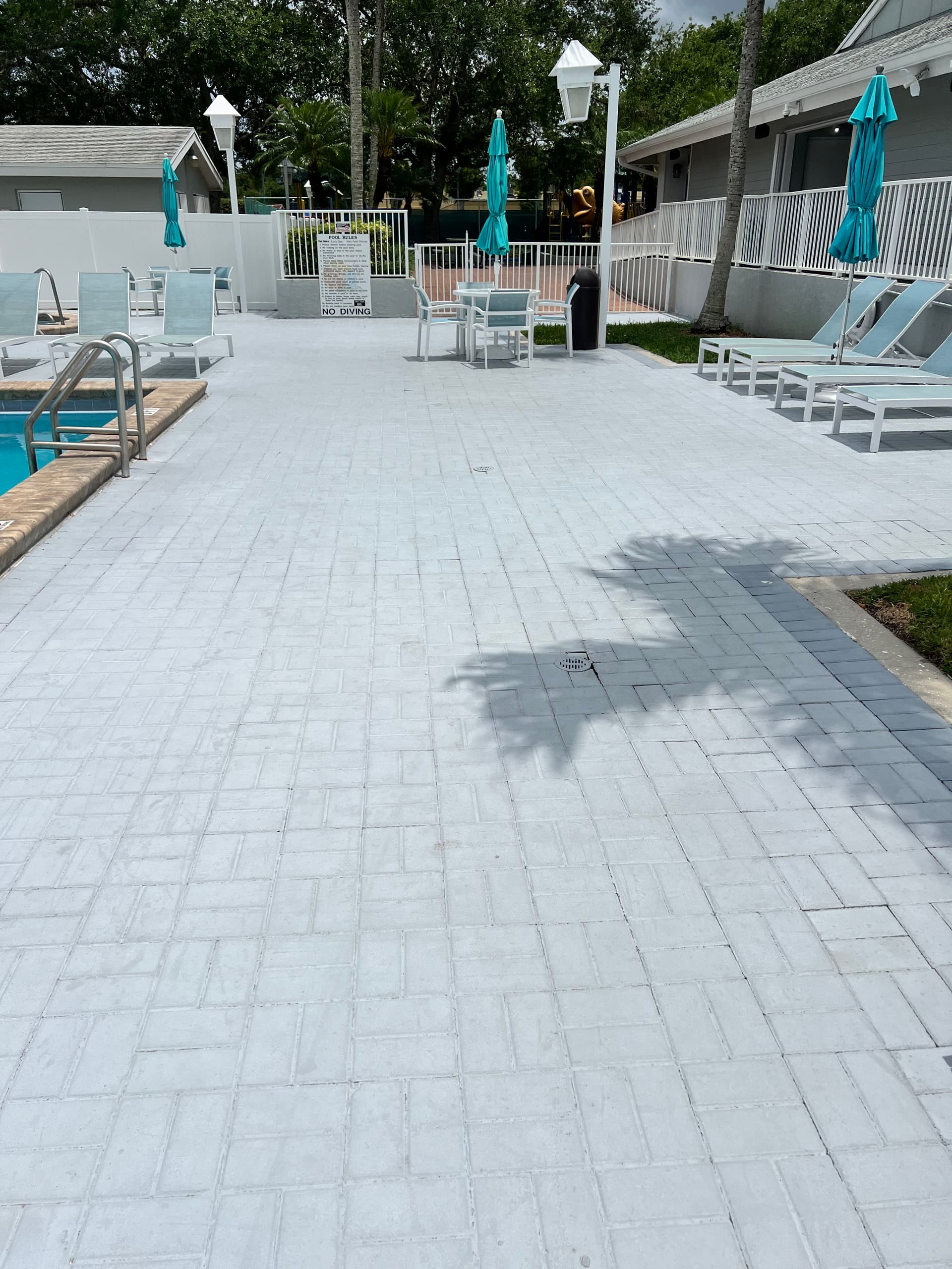 Gallery photos for 10,000 Sq Ft Pool Deck Cleaning and Cool Deck Install in Country Walk: Image #1
