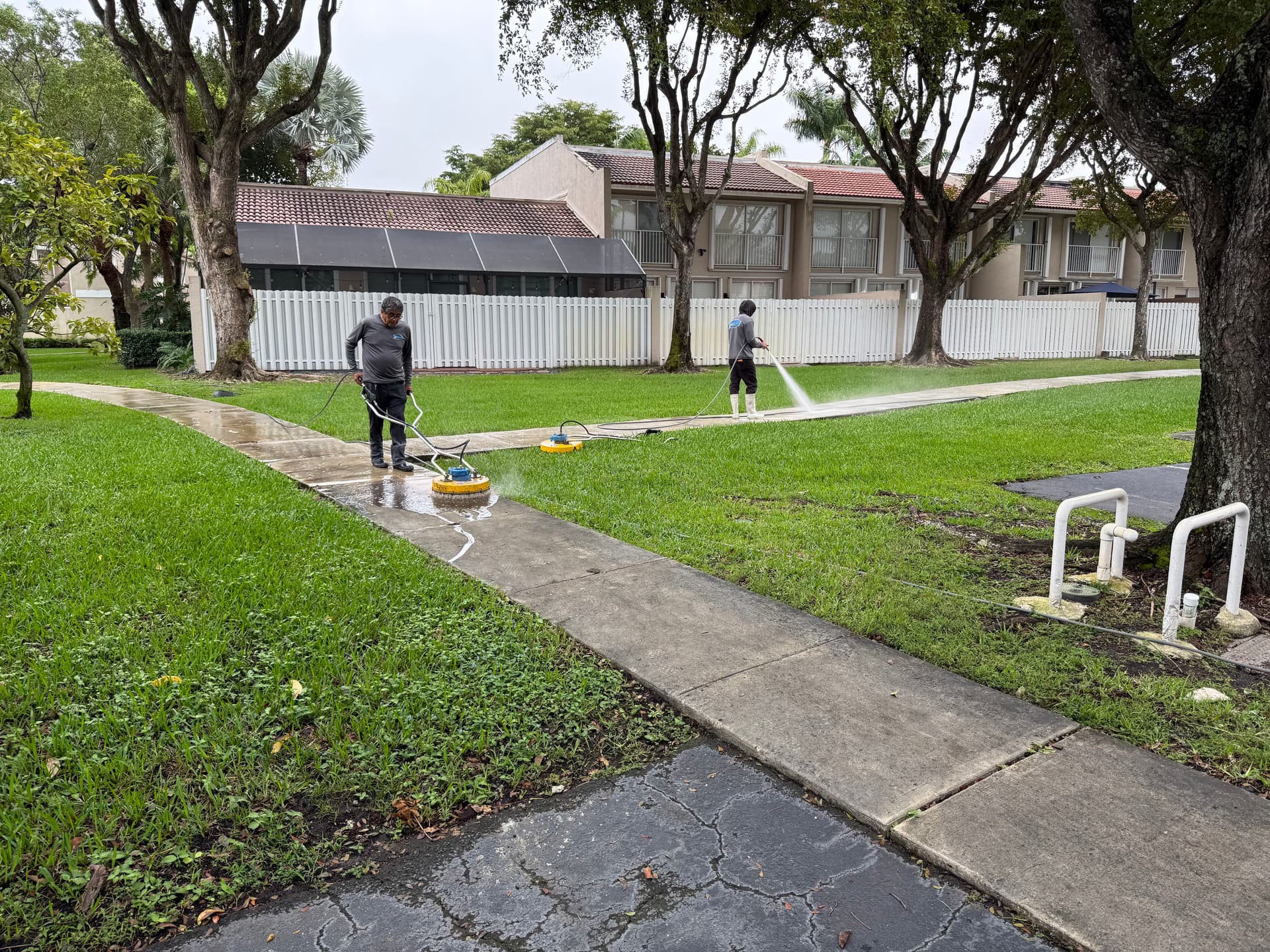 Efficient Sidewalk Cleaning in Doral image