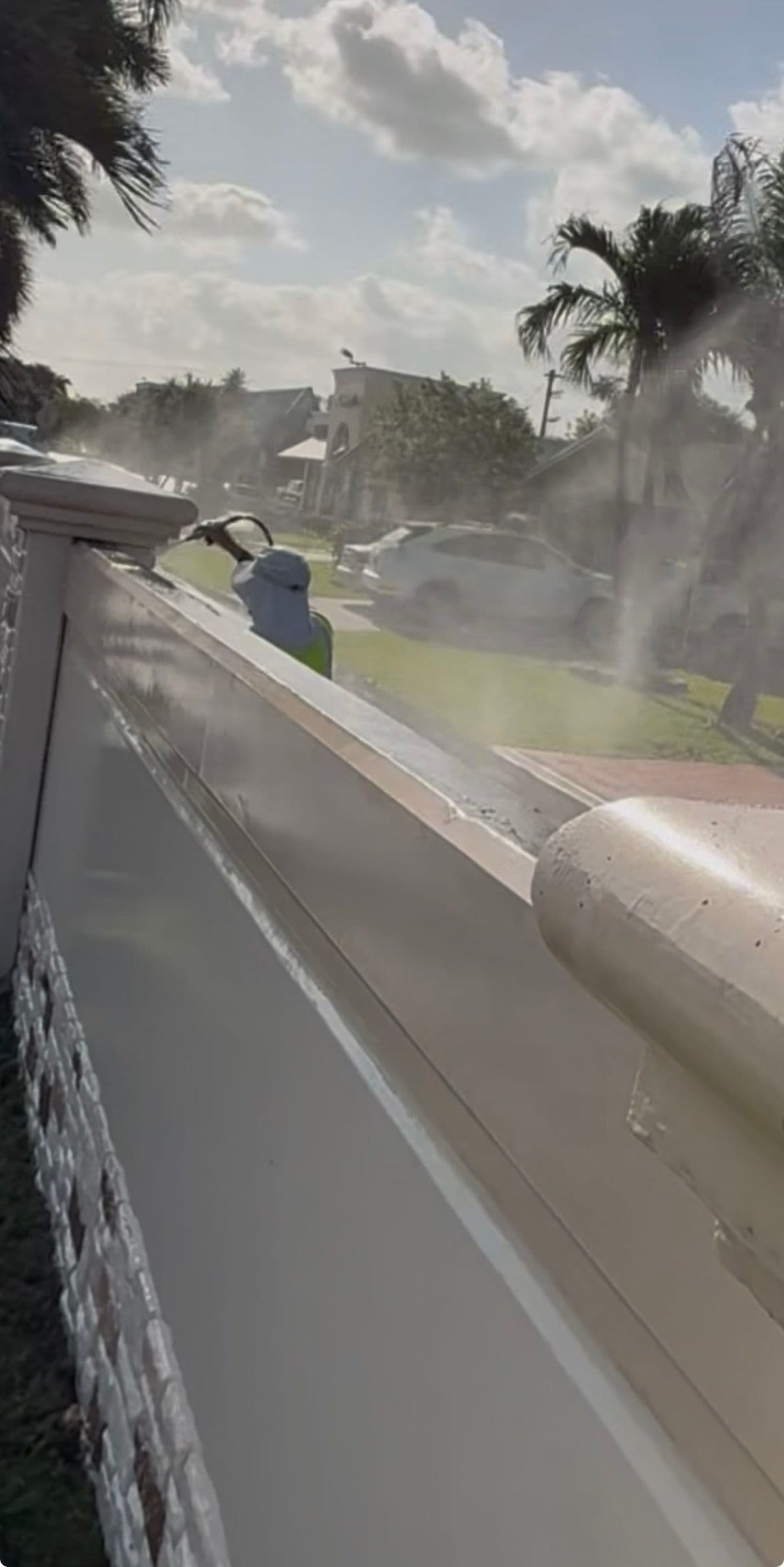 Gallery photos for Cleaning a Full Mile of City of Tamarac Containment Wall: Image #1