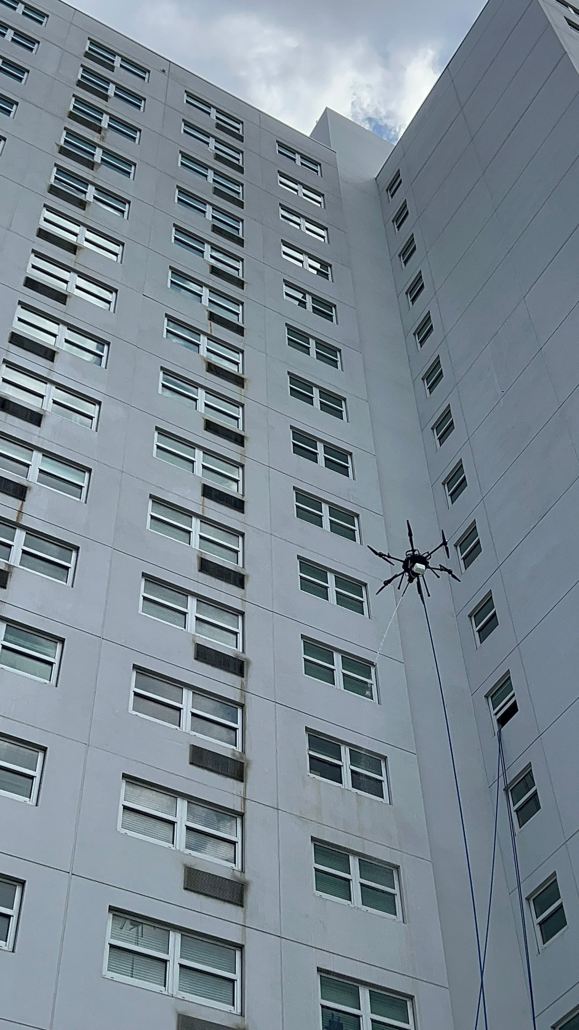18-Story High Rise Exterior Cleaned with Drone Technology image