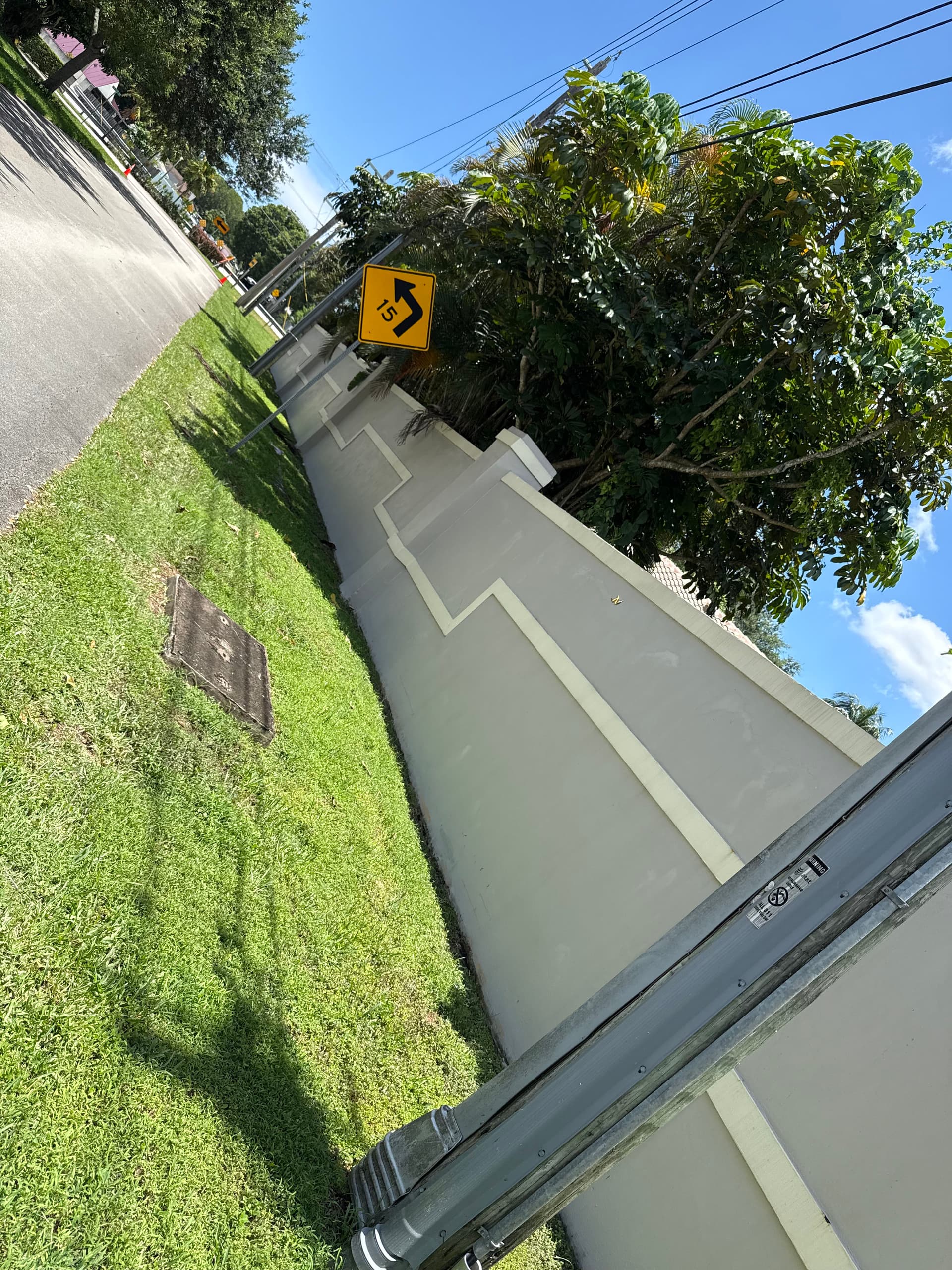 HOA Wall Pressure Washing and Paint Prep in Davie image