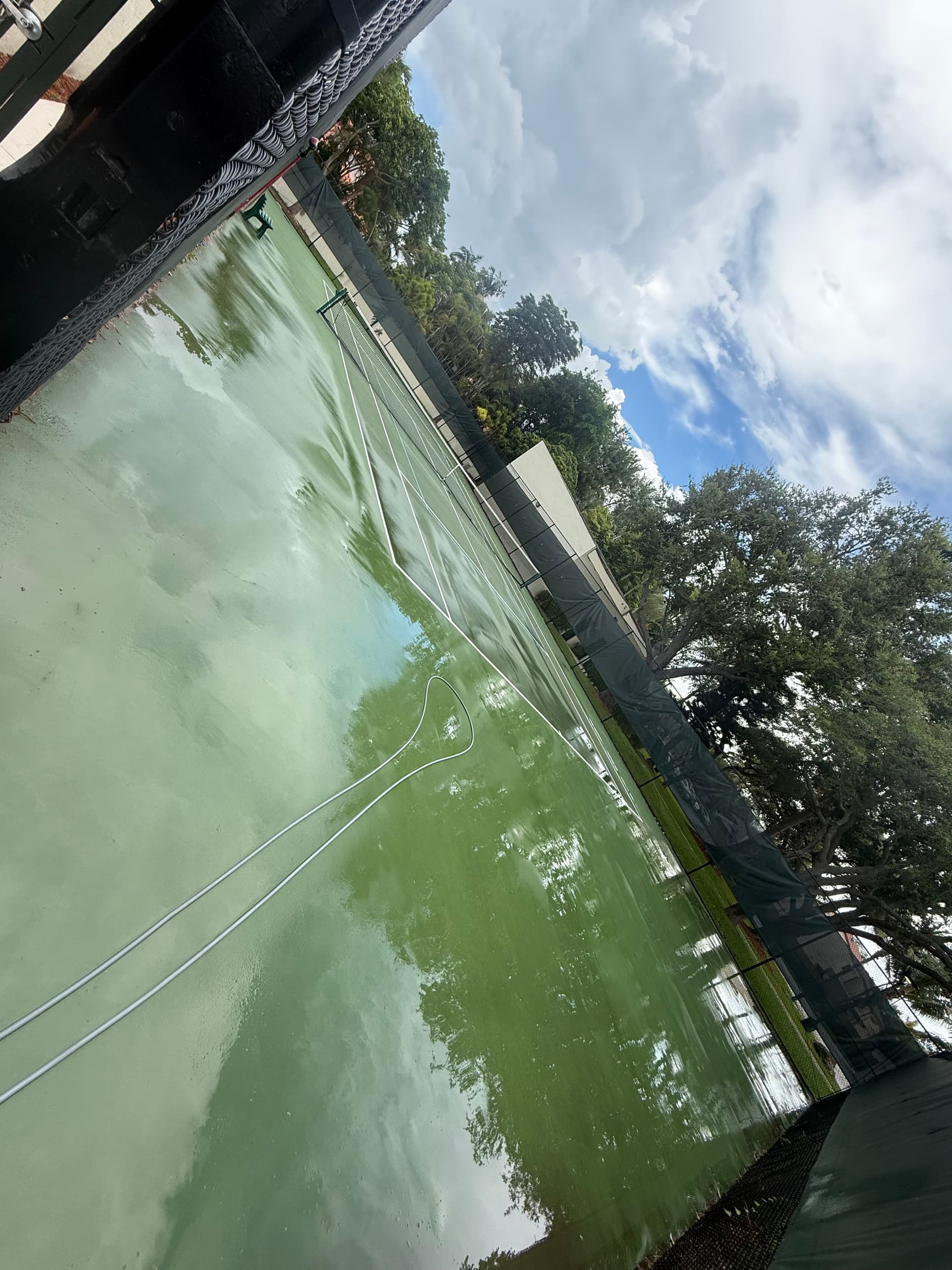 Gallery photos for Tennis Court Pressure Washing Done the Right Way: Image #1