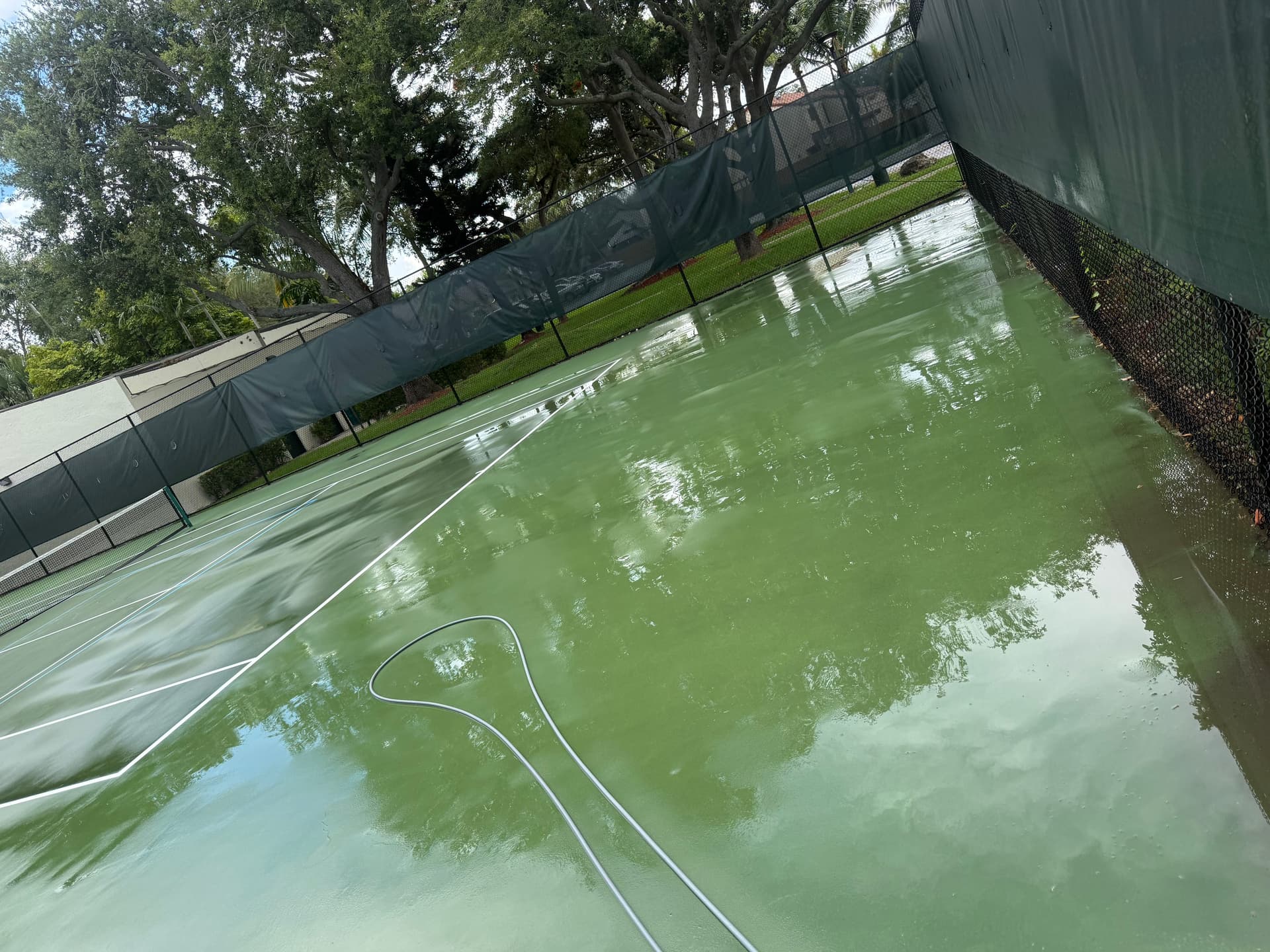 Gallery photos for Tennis Court Pressure Washing Done the Right Way: Image #3