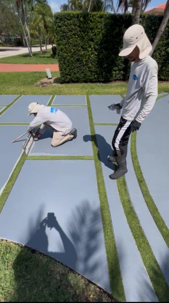 Miami Driveway Revival with Colorcrete Magic