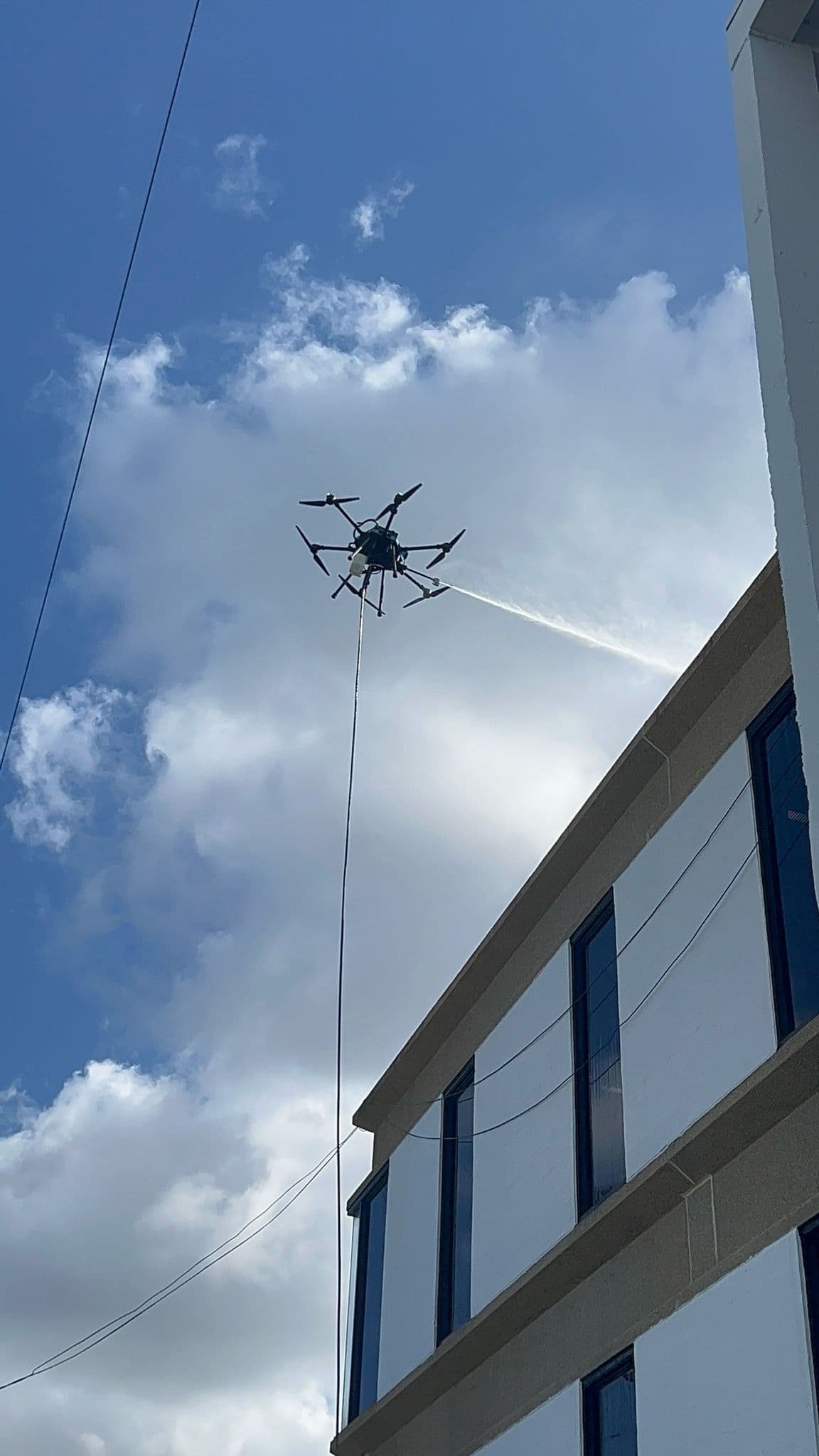 Gallery photos for Drone Softwash Revitalizes Coral Gables Building: Image #1