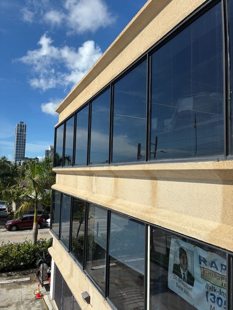 Gallery photos for Drone Softwash Revitalizes Coral Gables Building: Image #2
