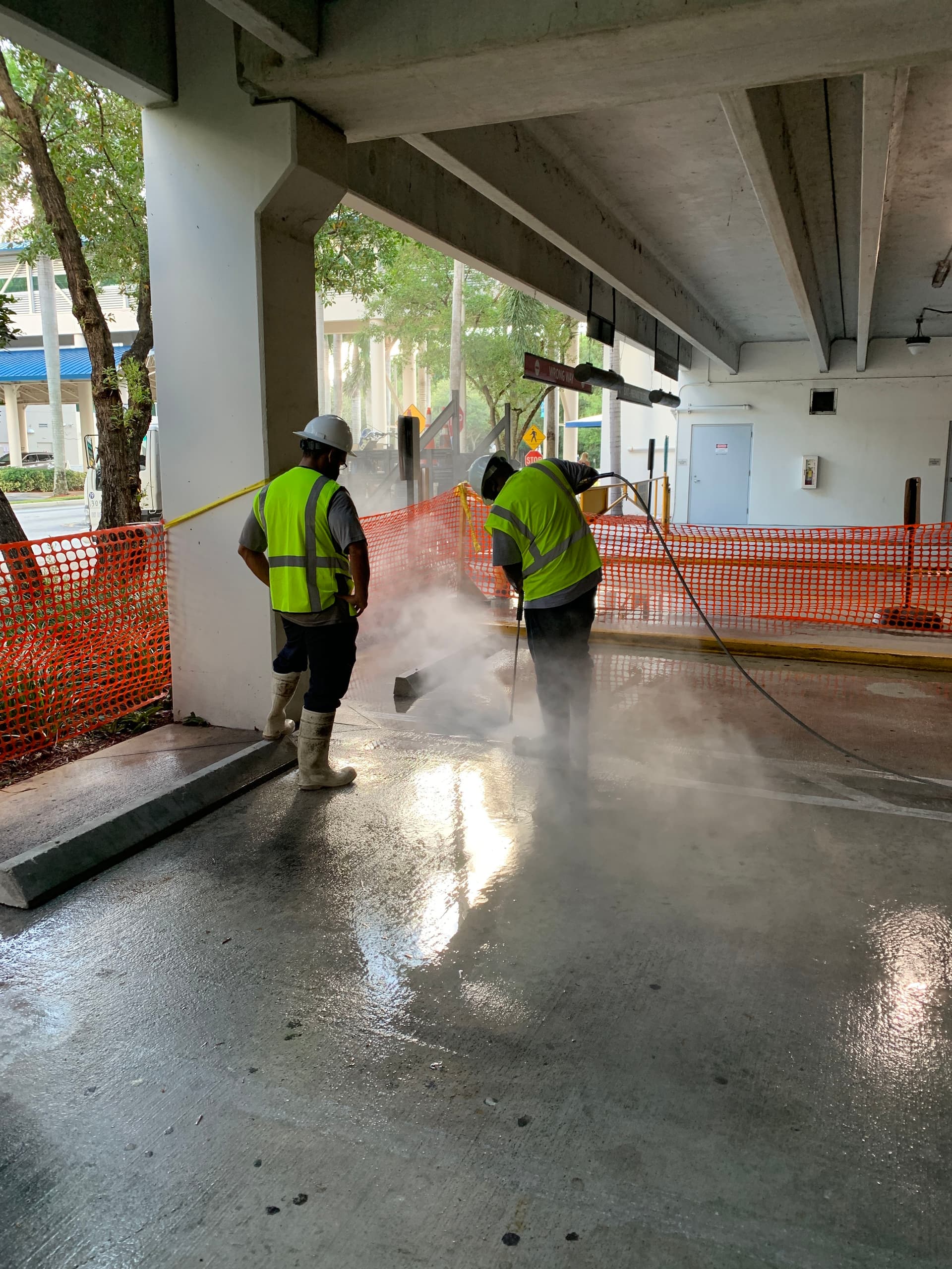 Gallery photos for Thermal Plastic Stripe Removal at Memorial West Hospital: Image #2