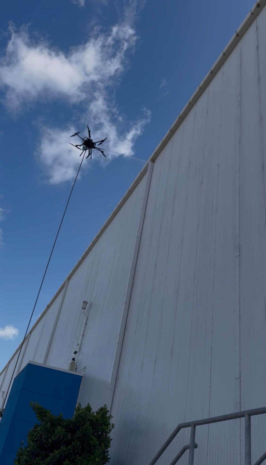 Gallery photos for Drone Soft Wash at FreezPak Logistics in Hialeah: Image #2