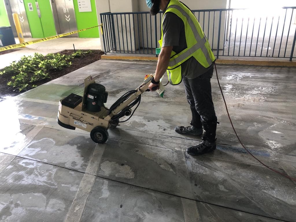 Gallery photos for Thermal Plastic Stripe Removal at Memorial West Hospital: Image #3