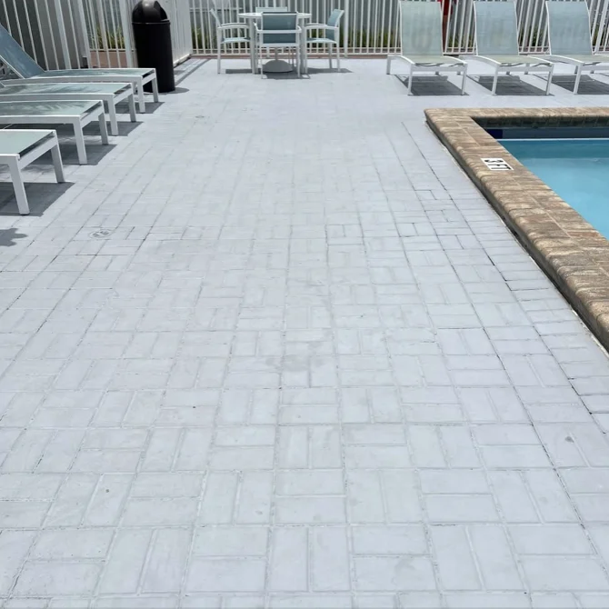 10,000 square feet of pool-deck work in Country Walk.