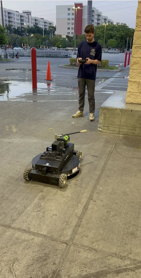 Commercial concrete cleaning, planned for the whole site.